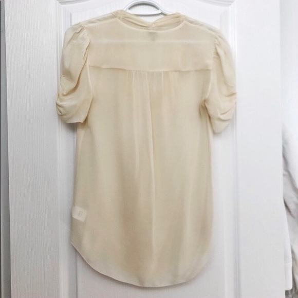 Aritzia v-neck silk top - Picture 3 of 3